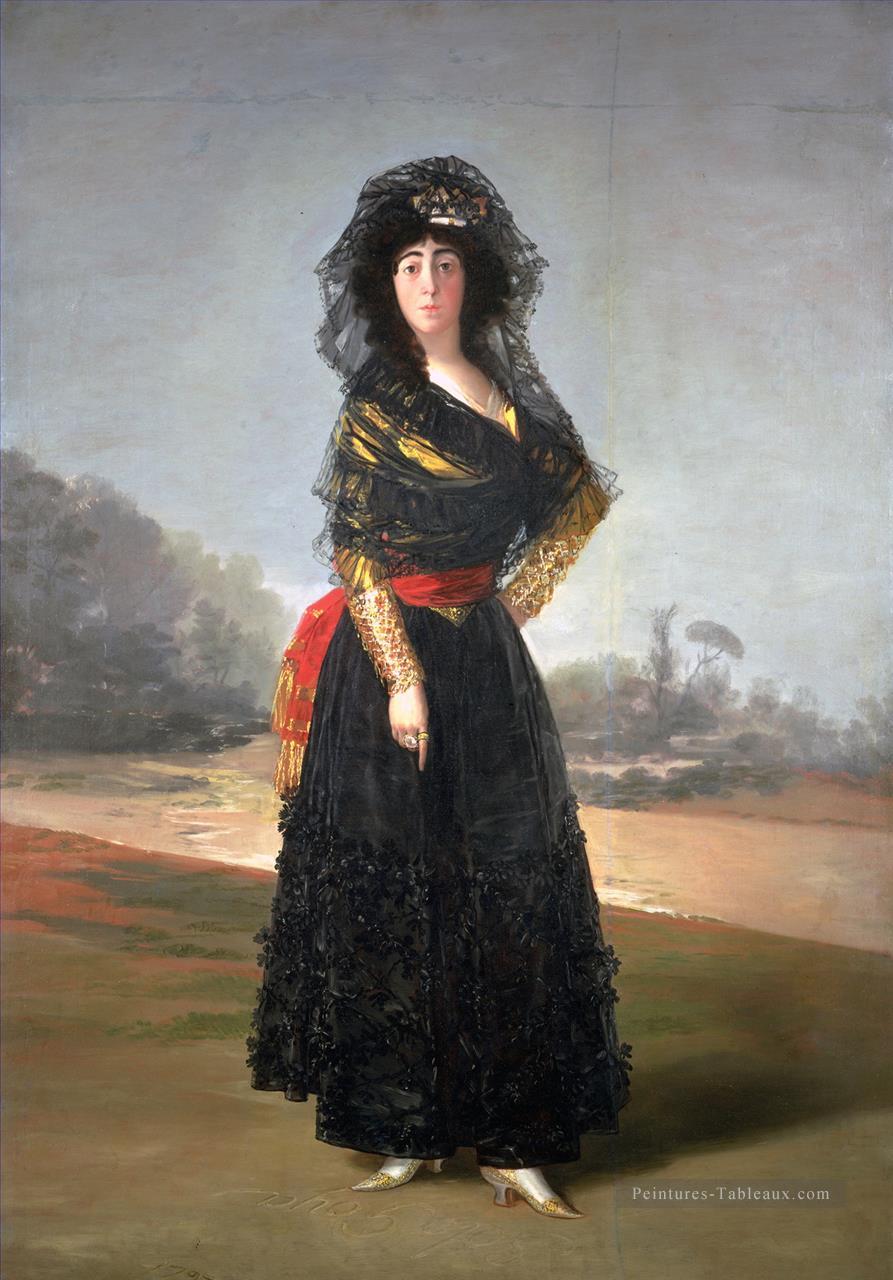 La duchesse d’Alba Francisco de Goya Peintures à l'huile